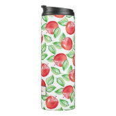 Apple Pattern Personalized Teacher Thermosbeker (Geroteerd rechts)