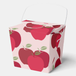 Apple Pattern Take Out Gunstbox voor feestgeschenk Bedankdoosjes