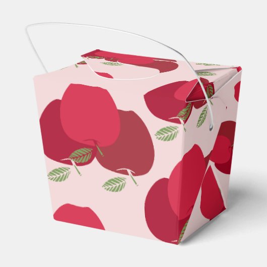 Apple Pattern Take Out Gunstbox voor feestgeschenk Bedankdoosjes (Achterkant)