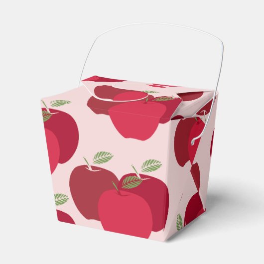 Apple Pattern Take Out Gunstbox voor feestgeschenk Bedankdoosjes (Voorkant Zijde)