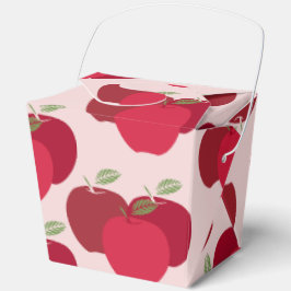 Apple Pattern Take Out Gunstbox voor feestgeschenk Bedankdoosjes