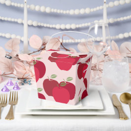 Apple Pattern Take Out Gunstbox voor feestgeschenk Bedankdoosjes