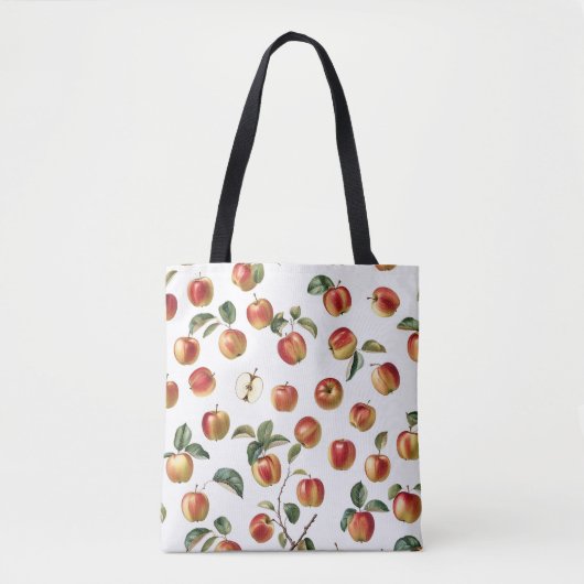 Apple Pattern Tote Bag (Voorkant)