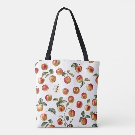 Apple Pattern Tote Bag (Achterkant)