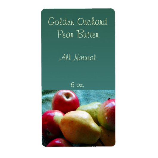 Apple Pear Delight inblikken etiketten (Voorkant)
