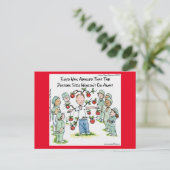 Apple per dag grappig Rick Londen strip grapjurk Briefkaart (Staand voorkant)