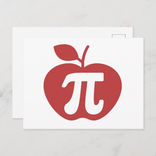 Apple Pi 3.14 Briefkaart (Voorkant / Achterkant)