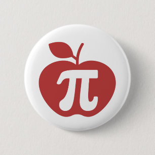 Apple Pi 3.14 Ronde Button 5,7 Cm