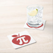 Apple Pi 3.14 Wiskunde Pi Dag Kartonnen Onderzetters (Insitu)