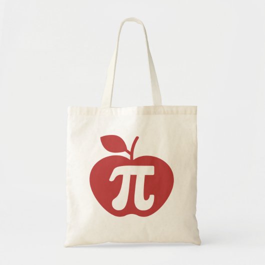 Apple Pi 3.14 Wiskunde Pi Dag Tote Bag (Voorkant)