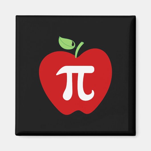 Apple Pi Apple Pie Wiskunde Lover Magneet (Voorkant)