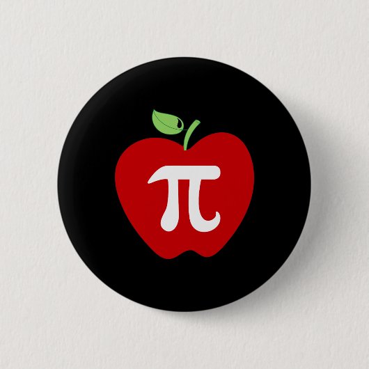 Apple Pi Apple Pie Wiskunde Lover Ronde Button 5,7 Cm (Voorkant)