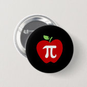 Apple Pi Apple Pie Wiskunde Lover Ronde Button 5,7 Cm (Voorkant /achterkant)