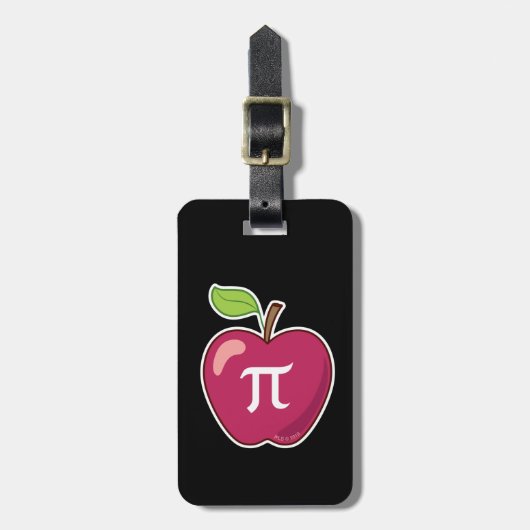 Apple Pi Bagagelabel (Voorkant verticaal)