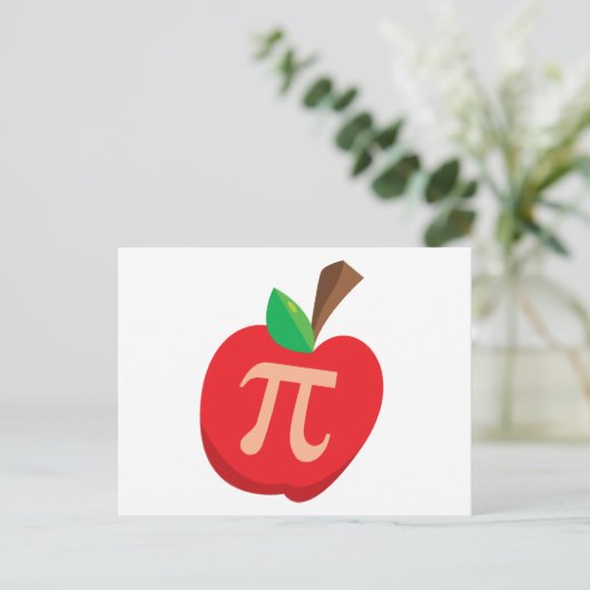 Apple Pi Briefkaart (Staand voorkant)