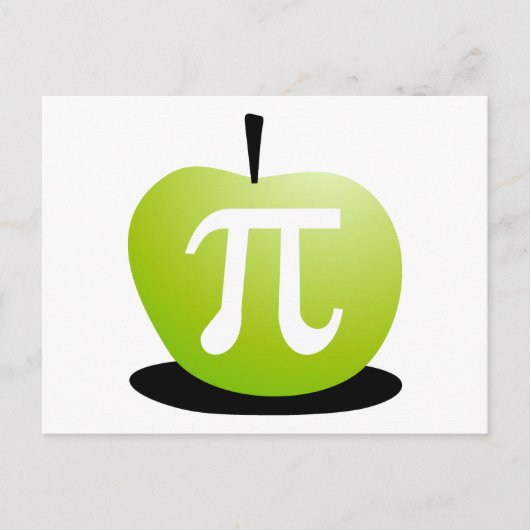 Apple Pi Briefkaart (Voorkant)