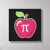 Apple Pi Canvas Afdruk (Voorkant)