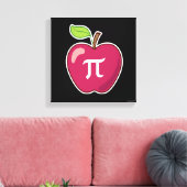Apple Pi Canvas Afdruk (Insitu (Woonkamer))