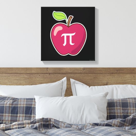 Apple Pi Canvas Afdruk (Insitu (Slaapkamer))