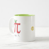 Apple Pi Cute Wiskunde Pi Day Koffie Mok (Voorkant links)