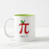 Apple Pi Cute Wiskunde Pi Day Koffie Mok (Links)
