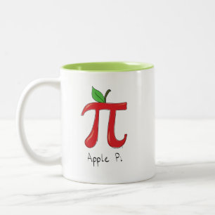 Apple Pi Cute Wiskunde Pi Day Koffie Mok