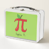 Apple Pi Cute Wiskunde Pi Day Lunch Box (Voorkant)
