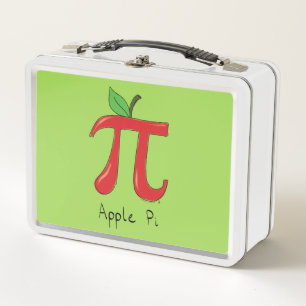 Apple Pi Cute Wiskunde Pi Day Lunch Box