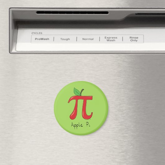Apple Pi Cute Wiskunde Pi Day Magnet (Insitu (Vaatwasser))