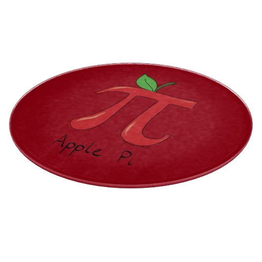 Apple Pi Cute Wiskunde Pi Day Pie Cutting Board Snijplank (Hoek)