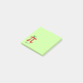 Apple Pi Cute Wiskunde Pi Day Post-it Notes (Schuin)