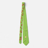 Apple Pi Cute Wiskunde Teacher Pi Day Mannen Strop Stropdas (Achterkant)
