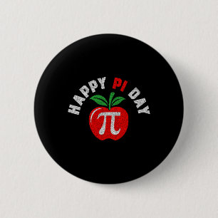 Apple Pi Dag 3.14 Wiskunde Docent Student Geek Ner Ronde Button 5,7 Cm