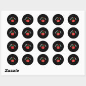 Apple Pi Dag 3.14 Wiskunde Docent Student Geek Ner Ronde Sticker (Vel)