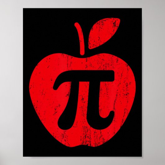 Apple Pi Day Shirt 1 Poster (Voorkant)