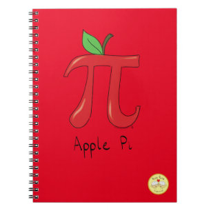 Apple Pi Day Wiskunde leraar Funny Notitieboek