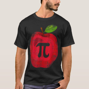Apple Pi Day Wiskunde Lover docent student 3.14 Ap T-shirt
