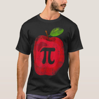 Apple Pi Day Wiskunde Lover docent student 3.14 Ap T-shirt