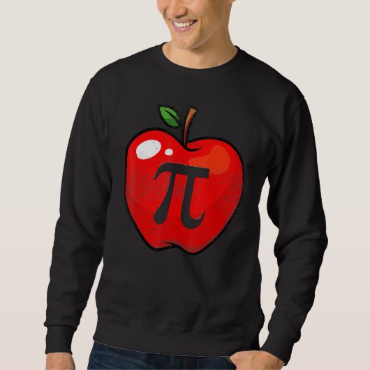 Apple Pi Day Wiskunde Lover leraar student 3 14 Ap Trui (Voorkant)