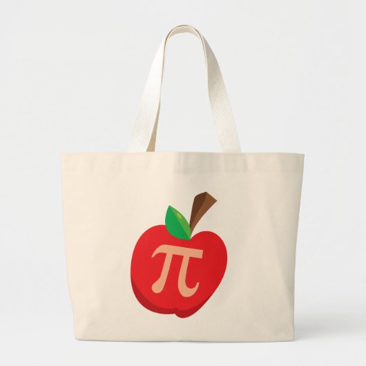 Apple Pi Grote Tote Bag (Voorkant)