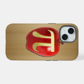 Apple Pi iPhone Hoesje 15 Case (Achterkant horizontaal)