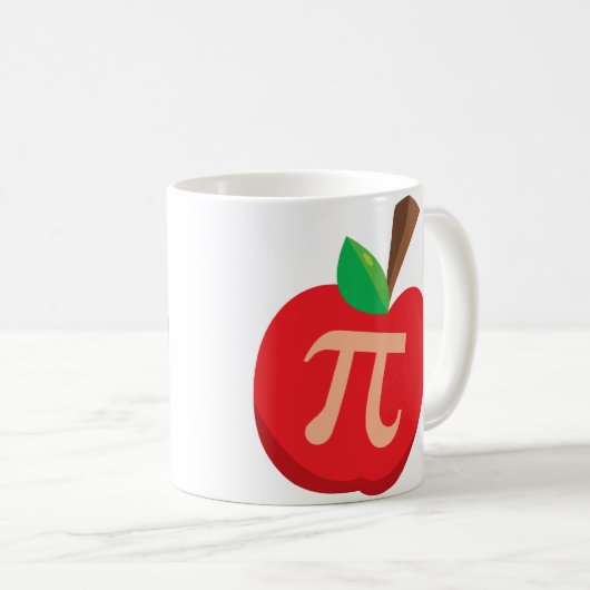 Apple Pi Koffiemok (Voorkant rechts)