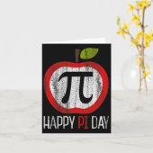 Apple Pi Shirt Wiskunde Kaart (Gele Bloem)