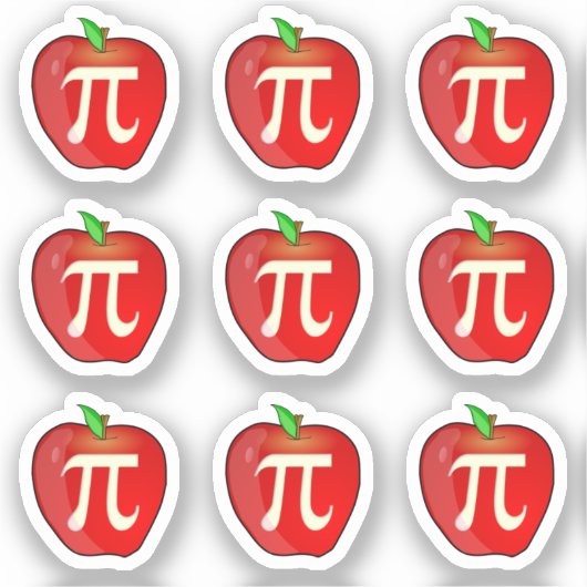 Apple Pi Sticker (Voorkant)