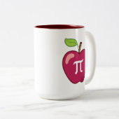 Apple Pi Tweekleurige Koffiemok (Voorkant rechts)