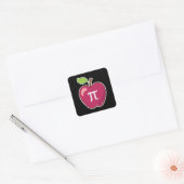 Apple Pi Vierkante Sticker (Envelop)