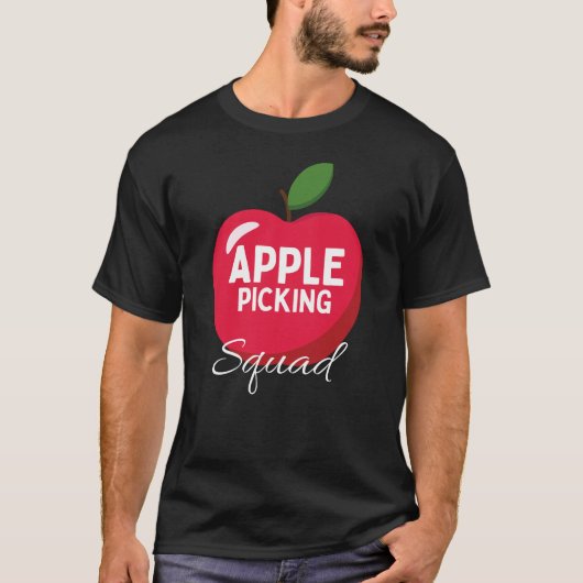Apple Pick Squad Gift Apple Fruit Picker T-shirt (Voorkant)