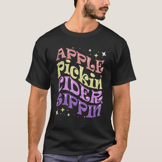 Apple Pickin Cider Sippin Apple Pick Crew Harve T-shirt (Voorkant)