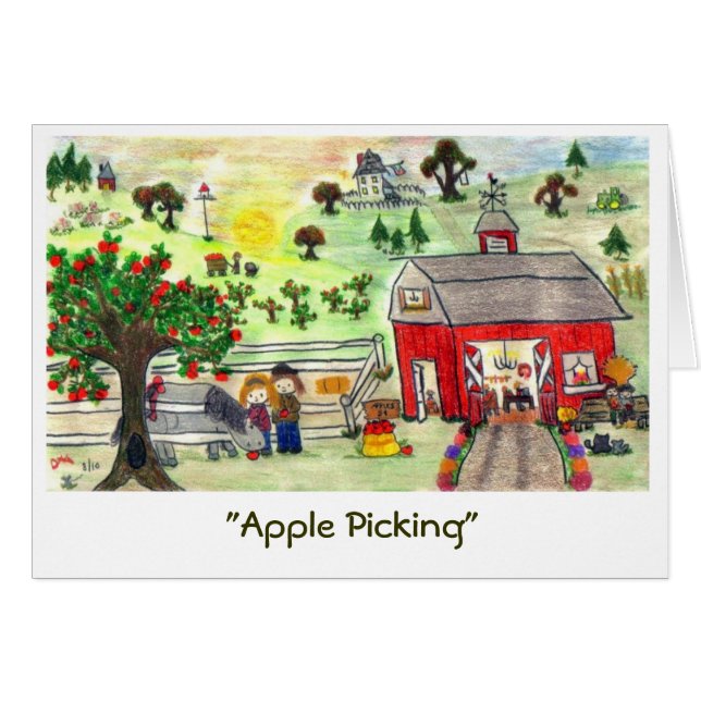 "Apple Picking" (A) (Voorkant Horizontaal)
