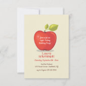 Apple Picking Birthday Party Aankondiging (Voorkant)